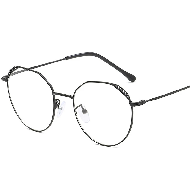 Модные женские очки с полигональной оправой для близорукости чтения одиночная