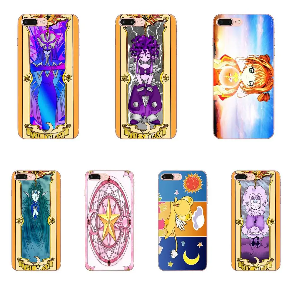 Card Captor Sakura Клоу карты для Galaxy J1 J2 J3 J330 J4 J5 J6 J7 J730 J8 2015 2016 2017 2018 mini Pro Мягкий мобильный