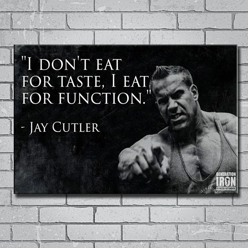 Y145 Jay Cutler - IFBB Bodybuilder цитаты для фитнеса 14x21 24x36 27x40 дюймов художественный Шелковый