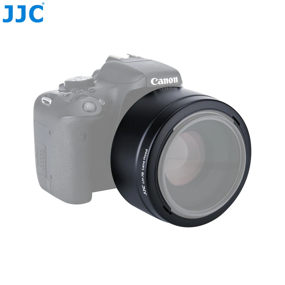 JJC LH-78 простой конструкции Камера DSLR Аксессуары черный бленда Тенты для canonef 50 мм