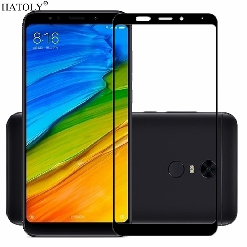 Закаленное стекло для Xiaomi Redmi 5 Plus 1 шт. защитная пленка с полным покрытием 3d