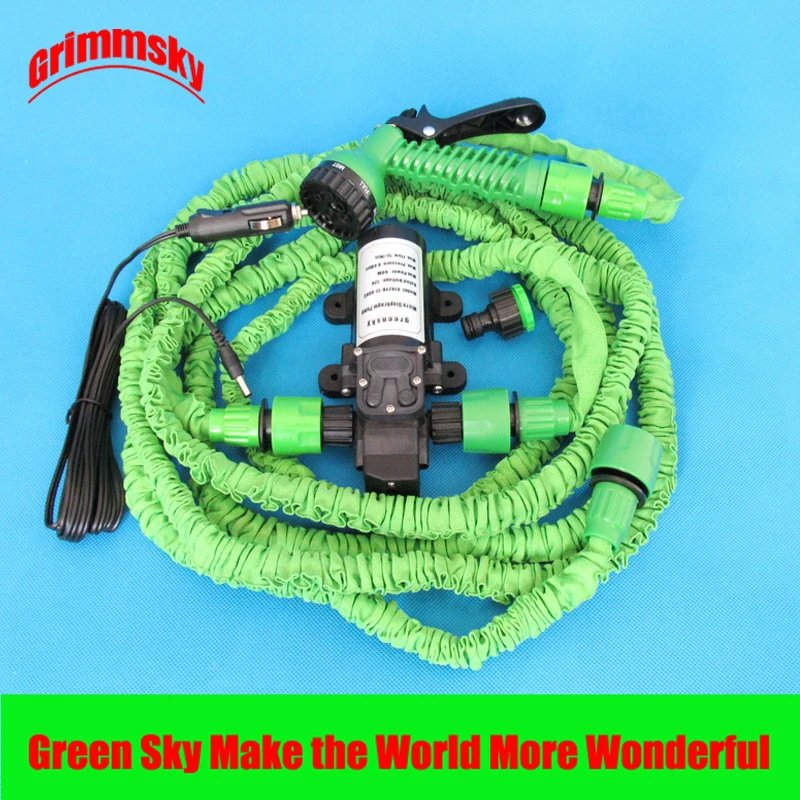 

5.5L/Min 8m Range 12V DC 80W Vehicle Mounted Kits Self-priming Portable High Pressure Water Pump Car Washing Machine