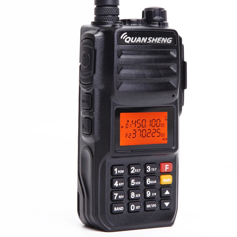 2 шт Quansheng TG-UV2 PLUS Walkie Talkie 10 Вт 5 диапазонов(136-174 МГц/350-390 МГц/400-470 МГц) 4000 мАч батарея мощный радиоприемник