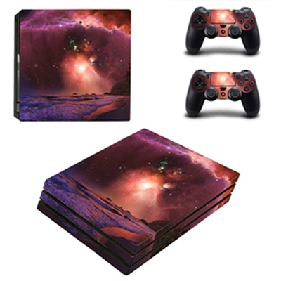YSP4P-2885 Звездное концертная вывеска для Playstation 4 PS4 PRO консоли и игровой контроллер виниловая наклейка Play Station 4 Pro Защитная крышка - Цвет: YSP4P-2885
