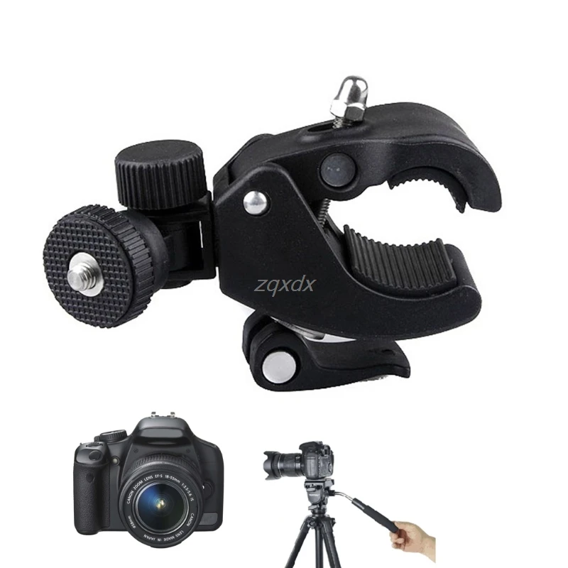 Высокое качество 1/4 камеры DV DSLR велосипедный руль зажим Кронштейн винт с резьбой