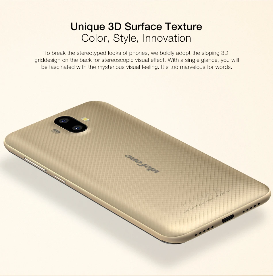 Ulefone S7 5,0 дюймов HD 3g WCDMA смартфон Двойная камера заднего вида MTK6580 четырехъядерный процессор три слота 8 Гб rom Android 7,0 мобильный телефон