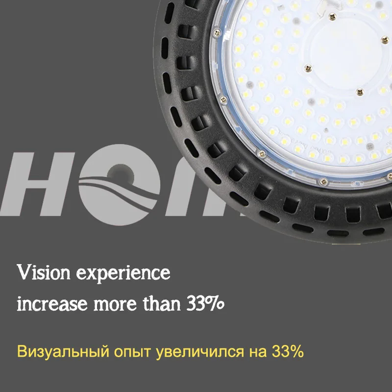 Гараж освещение 100 Вт светодио дный Led НЛО high bay Мощные огни taller строительство лампы промышленных свет для работы 110 V 220 V Алюминий