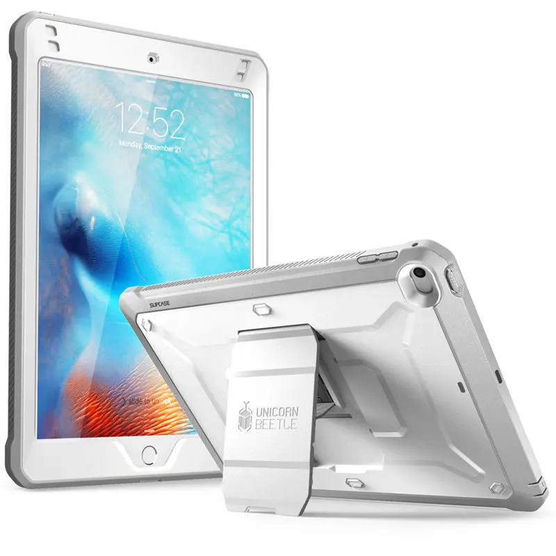 White SUPCASE для ipad Mini 5 Чехол() Mini 4 Чехол UB Pro полный корпус прочный двойной-слой гибридный Чехол со встроенной защитой экрана - Цвет: White