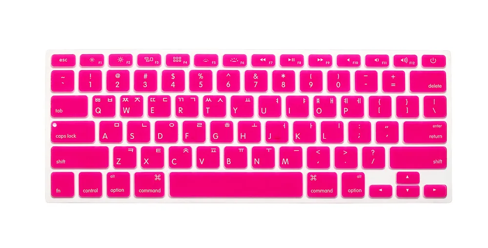 (50 шт.) Корейская Силиконовая Защитная крышка для клавиатуры Macbook Air Pro Retina 13 15 17
