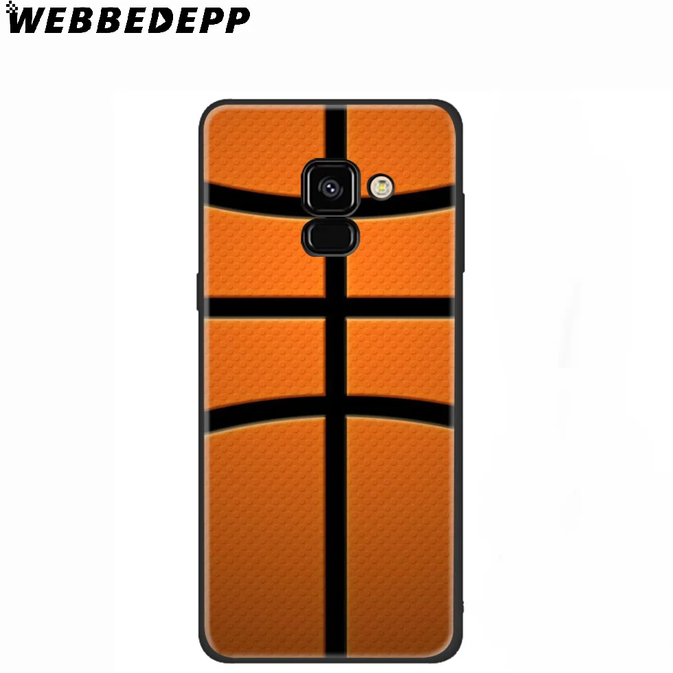 WEBBEDEPP Баскетбол Искусство полет силиконовый чехол для Samsung Galaxy A3 A5 A6 A7 A8 A9 A10 A20 A30 A40