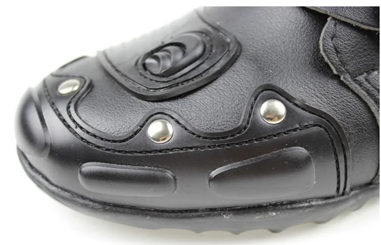 Черные разноцветные красные Аутентичные мужские мотоциклетные ботинки обувь