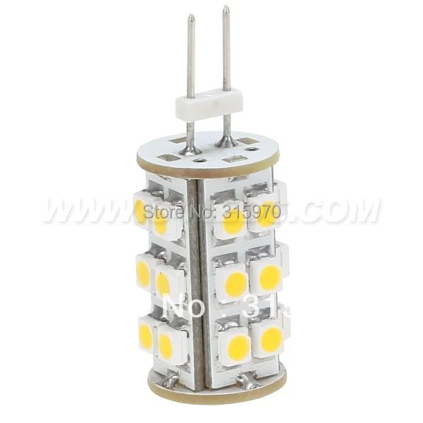 Затемнения светодиодный G6.35 GY6.35 осветительный шар 25 3528SMD 1 4 W 12VDC & 12VAC белое