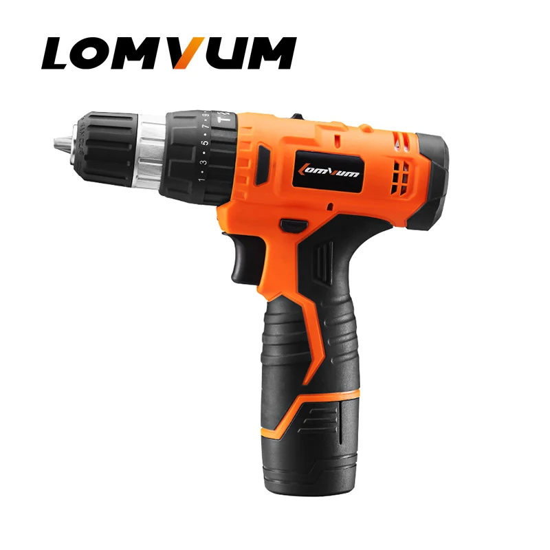 Электрическая шуруповерт LOMVUM с крутящим моментом литиевая батарея