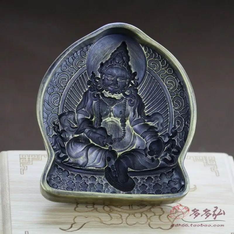 

tsa tsa par Tibetan Buddhism Huang, the god of wealth/tsa tsa par/strong/wisdom growth/good luck