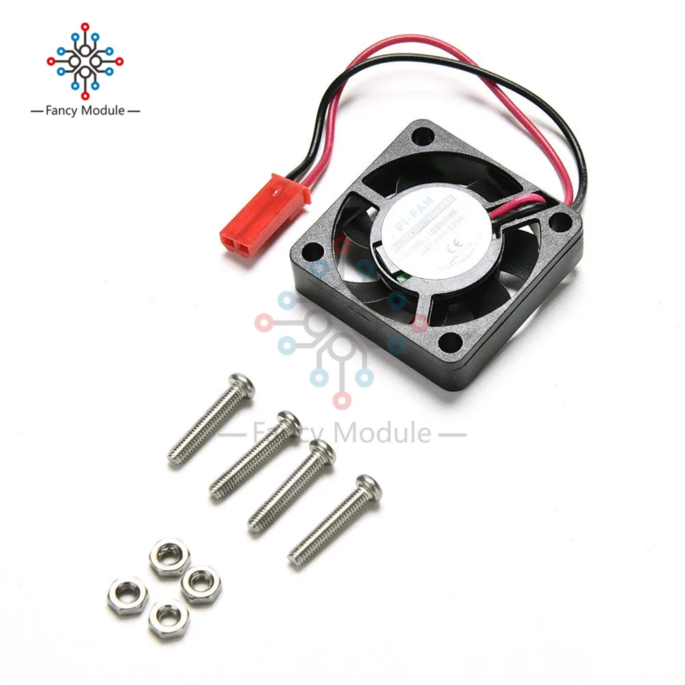 5V 0.2A охлаждающий вентилятор Cooler для Raspberry Pi Модель B + / 2/3 кулер безщеточный DC