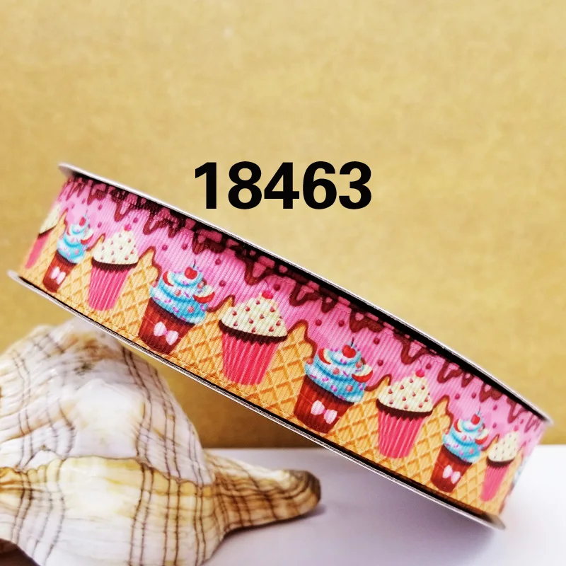 Free shipping 50 yard cartoon printed grosgrain ribbon 19126 | Дом и сад