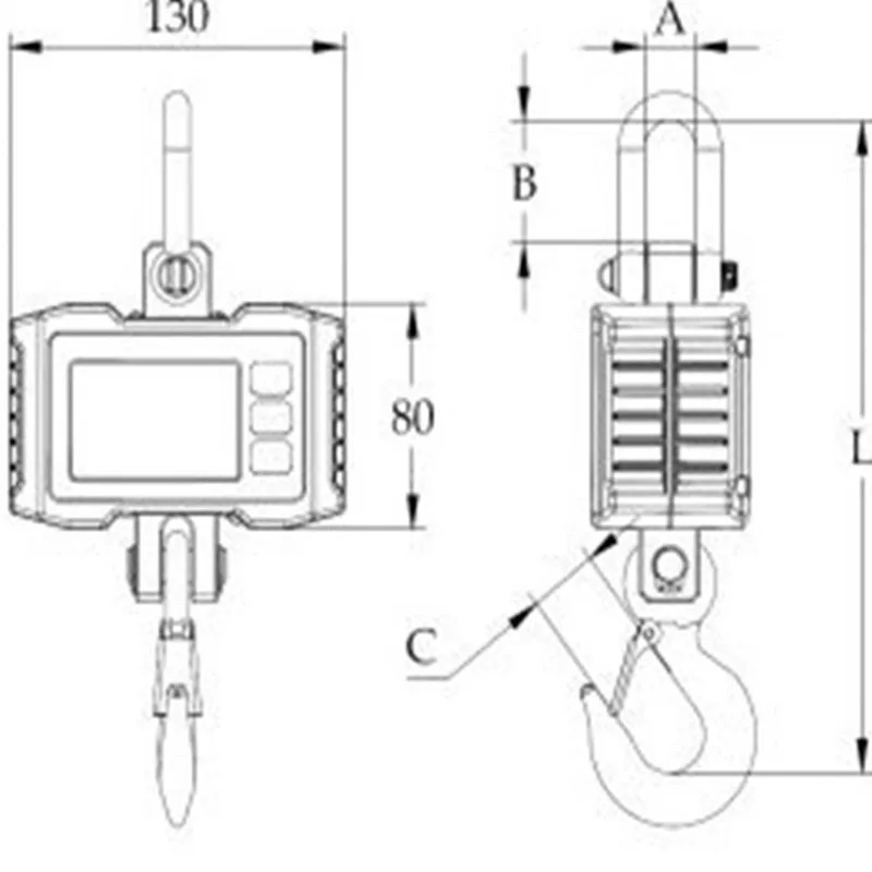 Умные высокоточные электронные весы Крановые (YDS S1000)|crane scale|weighing scaleelectronic weighing scale