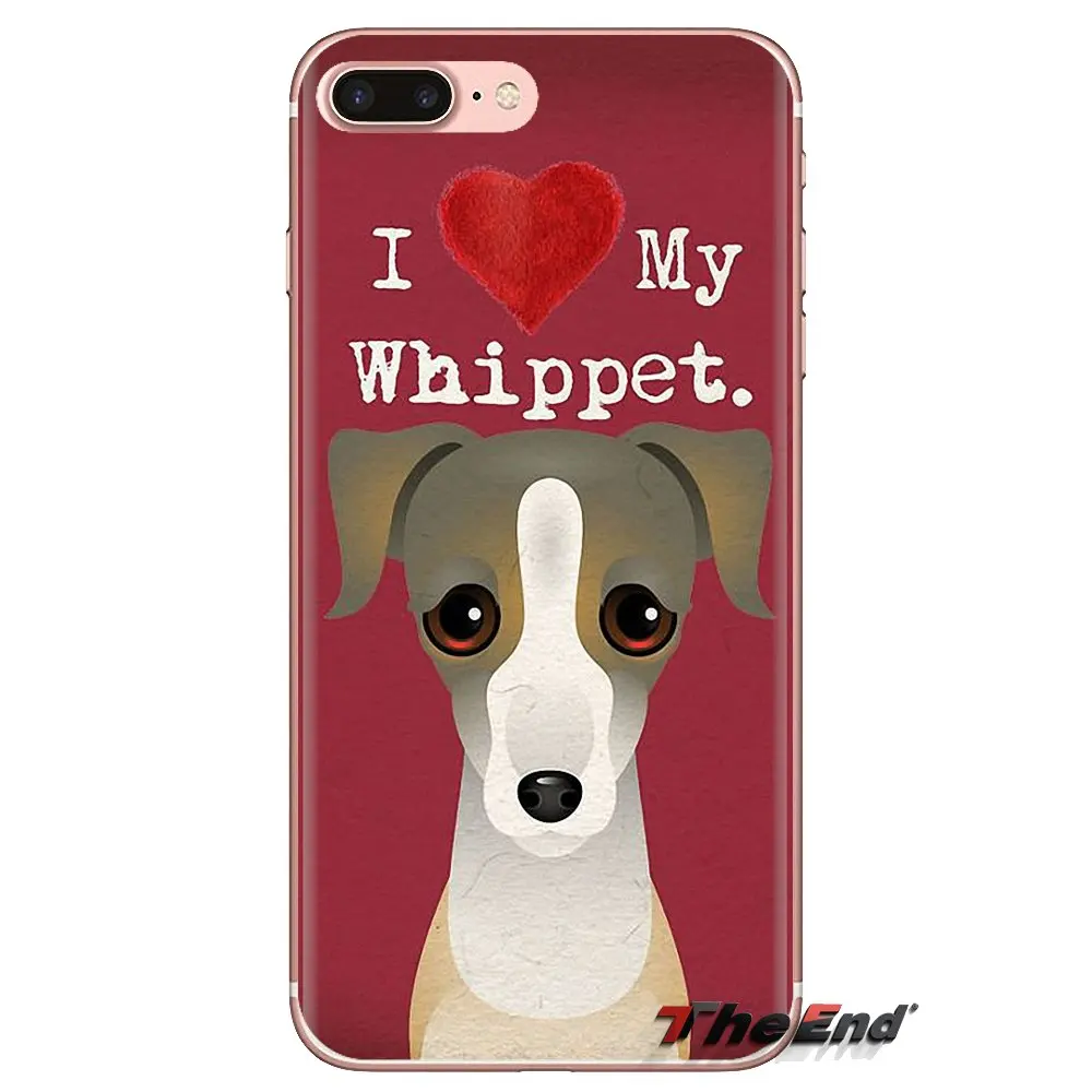 I Love My Whippet dog puppies для Samsung Galaxy J1 J2 J3 J4 J5 J6 J7 J8 Plus 2018 Prime 2015 2016 2017 прозрачный чехол из
