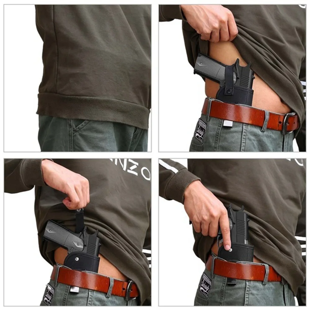 Тактическая кожная Скрытая кобура для пистолета Glock 17 19 Beretta 92 Sig Sauer P226 USP Colt 1911 |
