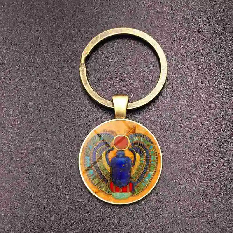 bronze SUTEYI Серебряный Бронзовый Египетский скарабей брелок Жук Подвески Брелок декоративная сумка брелок ювелирные изделия подарок - Цвет: bronze
