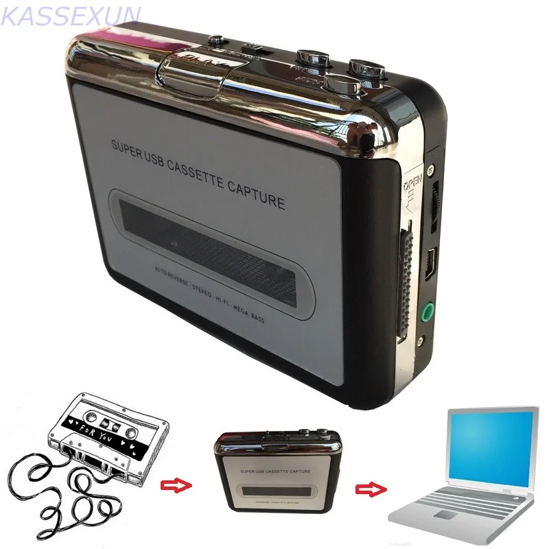 Cassette to MP3 converter via computer convert tape cassette through PC for Windows10 MAC OS free shipping | Электроника