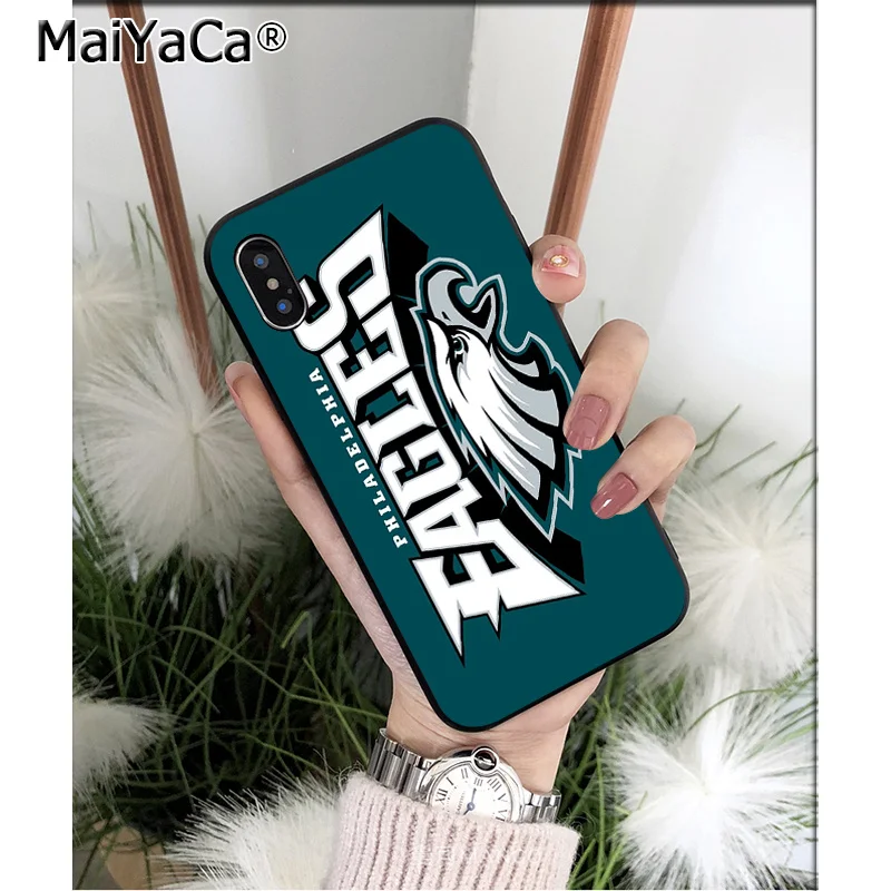 A10 MaiYaCa Philadelphia Eagles высококачественный чехол для телефона iPhone 5 5Sx 6 7 7plus 8 8Plus X XS MAX XR - Цвет: A10