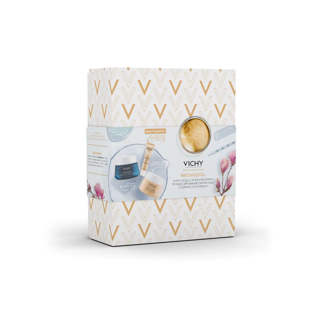 Набор VICHY Неовадиол Дневной крем + Ночной Уход для контура глаз и губ 15 мл | Красота
