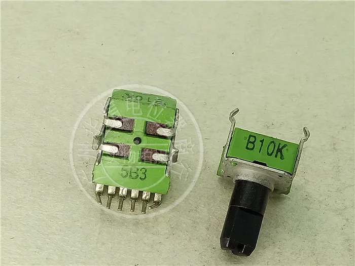 Original new 100% import R151T 142 TYPE vertical double potentiometer 6pin B10K handle length 13MMF (SWITCH) | Обустройство дома
