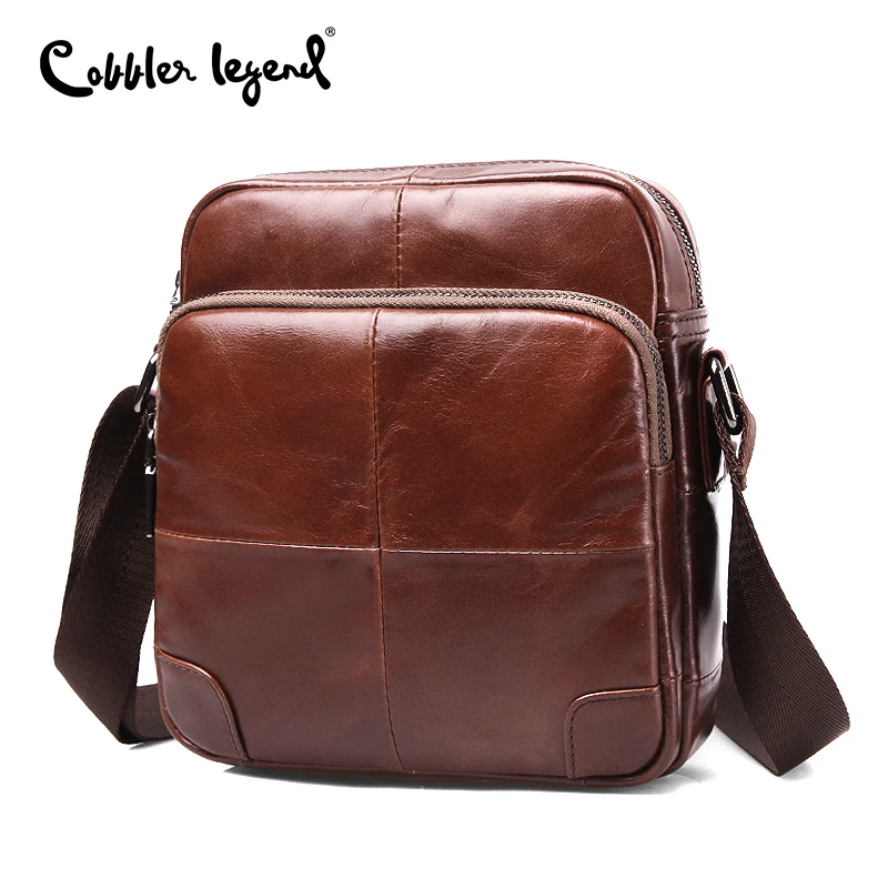 Cobbler Legend 100% Мужская сумка из натуральной кожи мужские сумки через плечо Bolsas