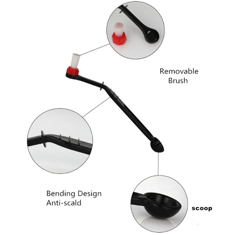 Аппарат для кофе нейлоновая щетка эспрессо инструмент очистки кофейных гримов с