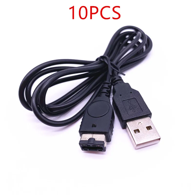 

10pcs USB Charging Cable for Nintendo DS NDS GBA Game Boy Advance SP 1.2M 4ft - Black