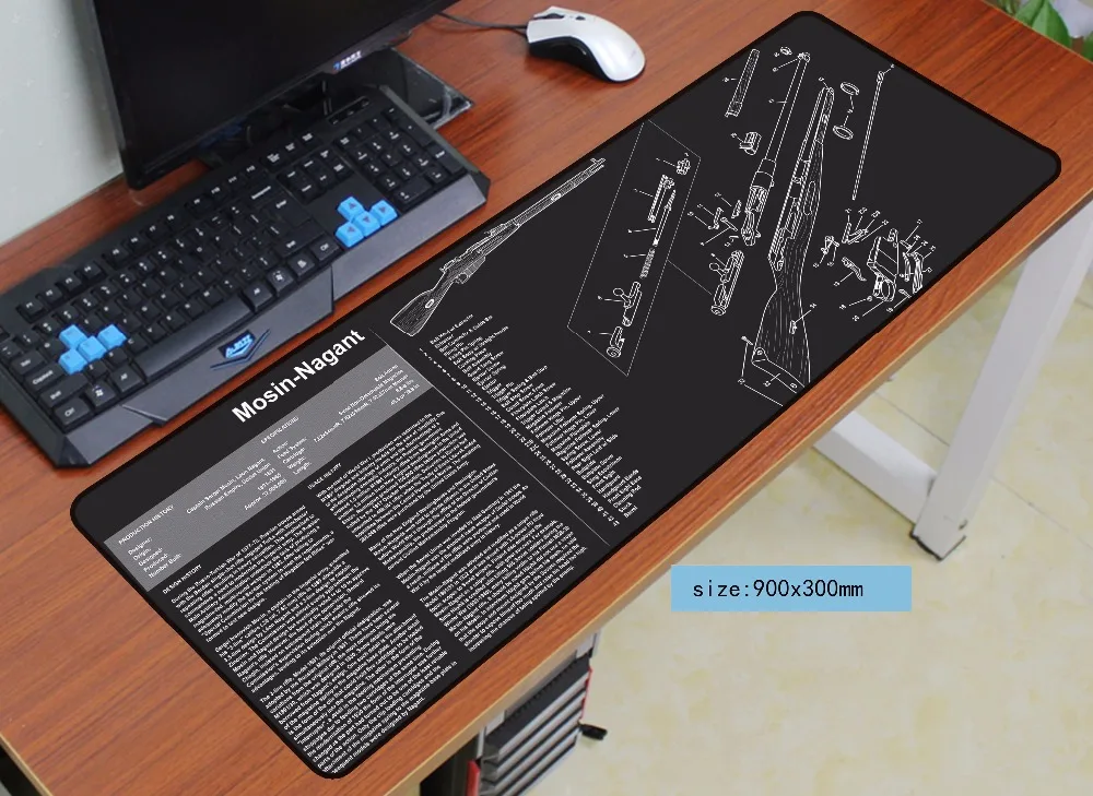 Лидер продаж m1garand коврик для мыши 900x300 мм notbook компьютерный csgo игровой padmouse геймер