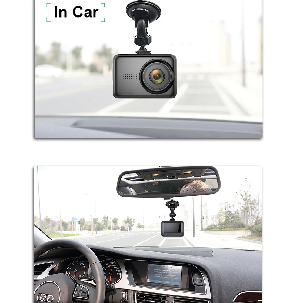 Podofo Автомобильная камера novatek 96658 2 45 &quotFull HD 1080 P 170 градусов широкоугольный