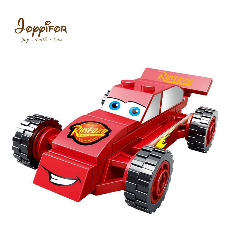 Строительные блоки joyifor 6 шт./компл. для автомобилей Lightning Doctors Mater Smokey гоночный