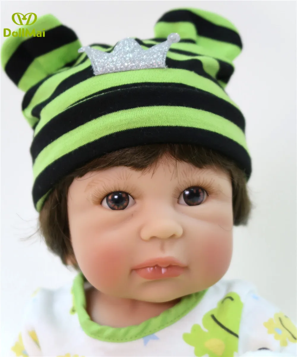 Реалистичный силиконовый Реборн игрушка для мальчиков ясельного возраста куклы