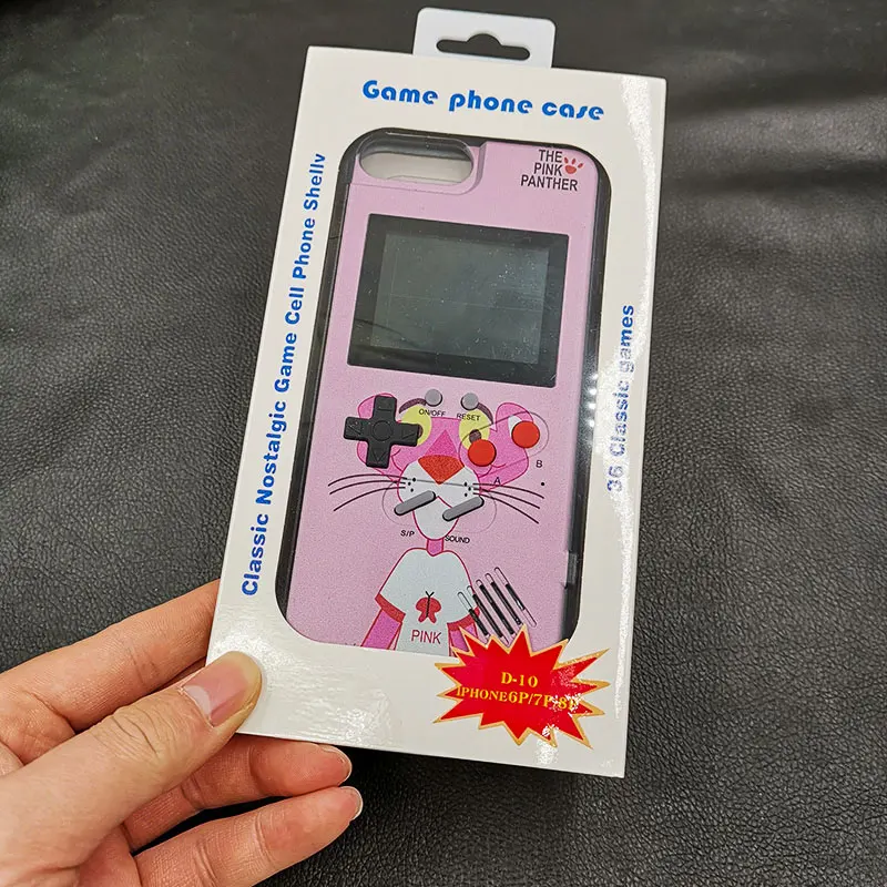 Для iPhone 7 8 6 6S Plus Xs Max Xr X полноцветный дисплей чехол для телефона GameBoy Ретро тетрис