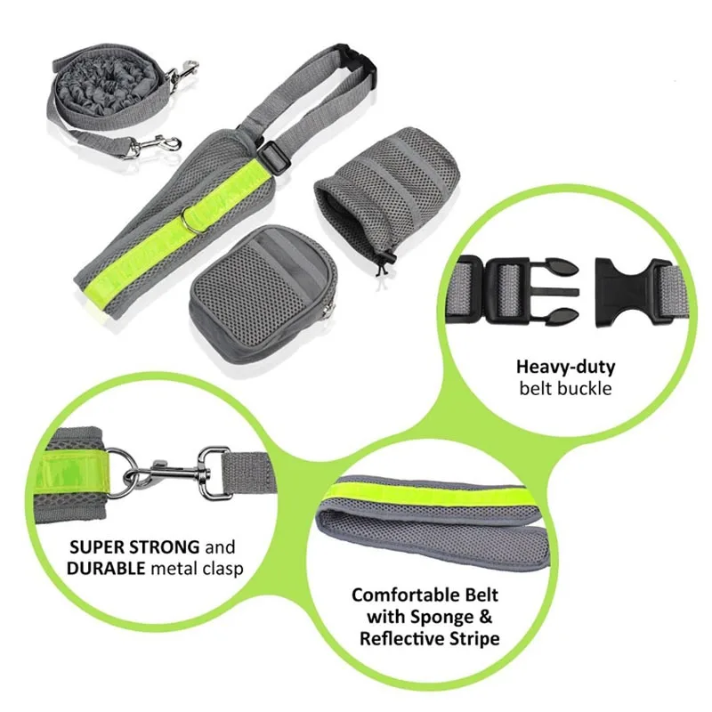 TAILUP поводок для собак свободные руки Поводок прогулок бега щенков свинцовые