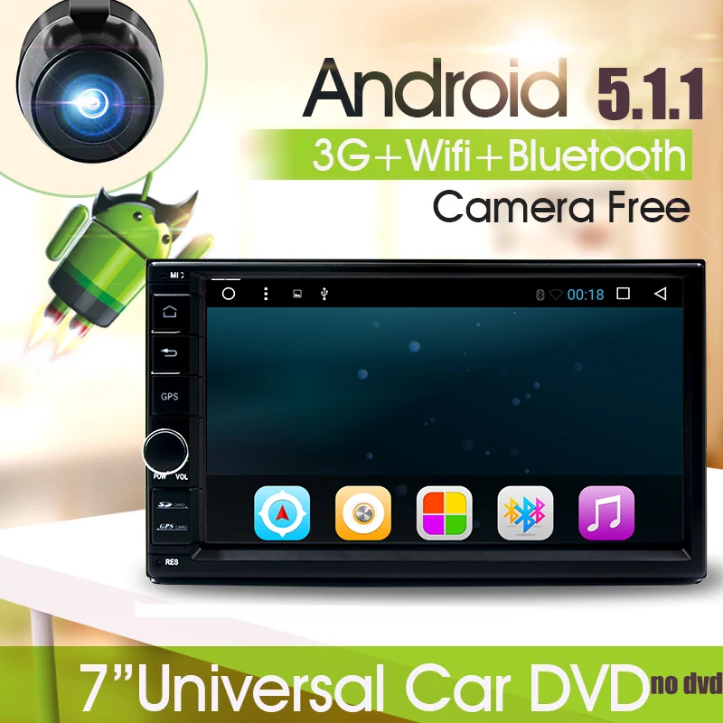 Четырехъядерный 2 din 7 дюймов android 1 Универсальный Автомобильный dvd плеер для Nissan juke