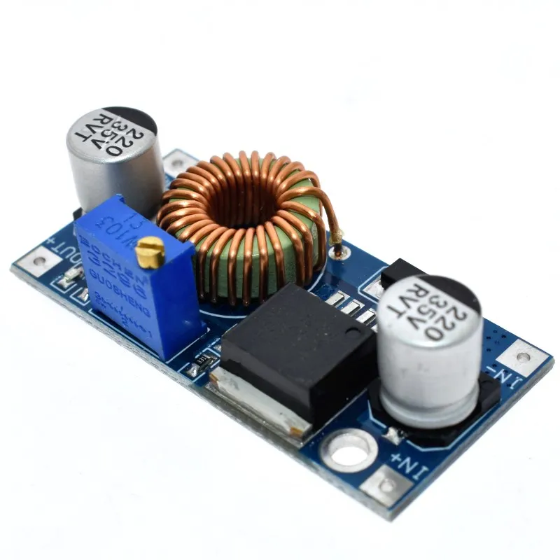 XL4005 DSN5000 за LM2596 DC-DC Регулируемый понижающий 5A 75 Вт модуль питания большой ток большой мощности