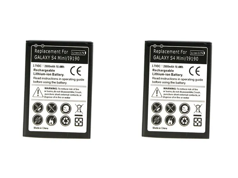 10 шт./лот 2800 мАч B500BE B500AE Сменный аккумулятор для Samsung Galaxy S4 S 4 IV mini I9190 I9192 I9195 I9198