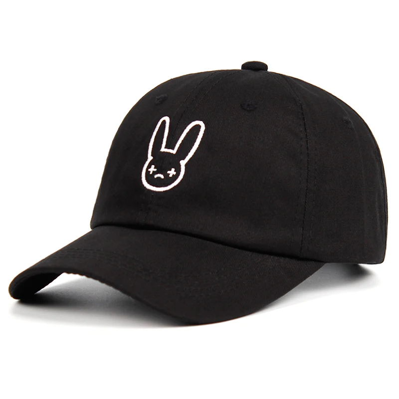 Шляпа Bad Rabbit Dad реггаетон 100% хлопок бейсболки Snapback унисекс для концертов хип хоп