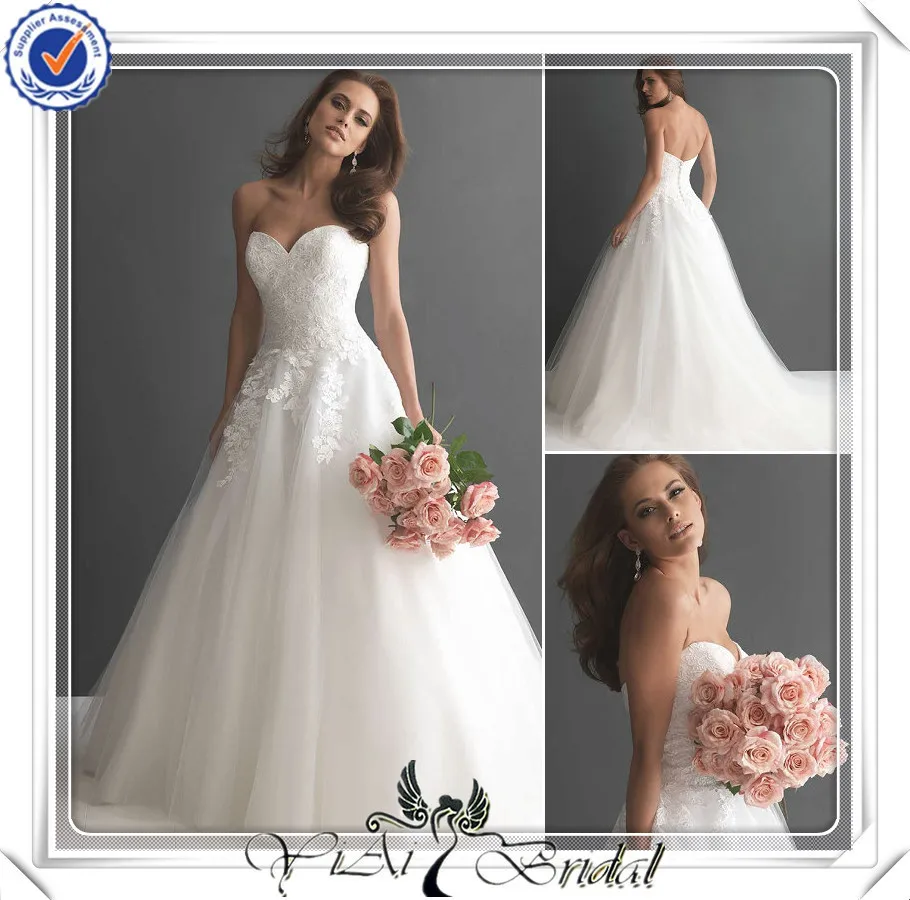 FQ0021 Sweetheart Neckline Puffy Skirt Japanese Bridal Wedding Dress | Свадьбы и торжества