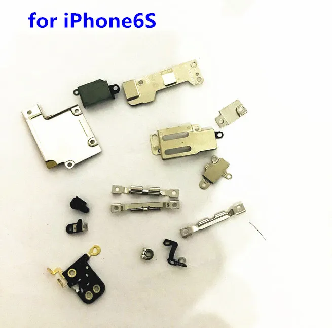 Полный корпус внутренний маленький металлический Железный для iPhone 5 5c 5S 6 6s 7 8 plus X маленький держатель защитный экран на опоре пластина набор деталей для телефона