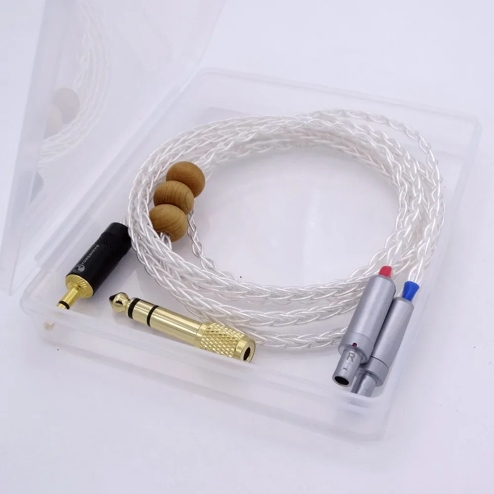 Кабель для наушников SENNHEISER HD800 сбалансированный Hi Fi 2 5 м 4 pin 8 ядер 5n Pcocc с