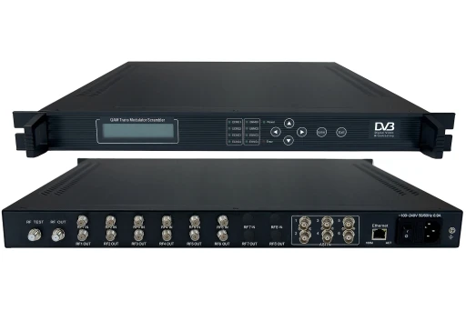6 * Φ к 4QAM трансмодулятор с MUX-Scrambler DVB-S2/S2 + ASI in 4 DVB-S RF out QAM Modulator | Электроника