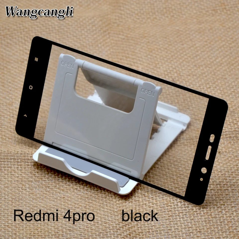 Wangcangli закаленное стекло для Xiaomi RedMi 4x Оригинальное защитное 4 Pro пленка pro черный |
