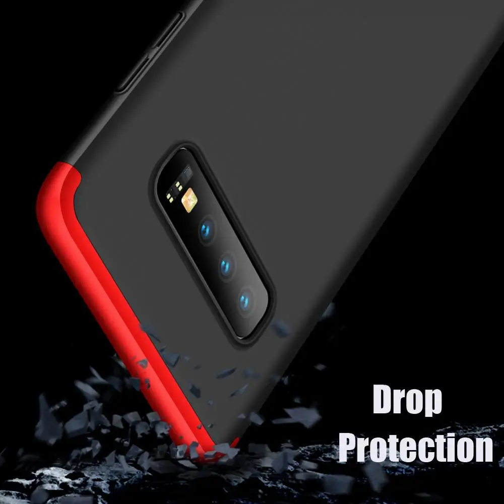 full protection case For Samsung Galaxy S10+ S10 Plus shockproof 3 in one luxury hard phone cover for Lite 5G |