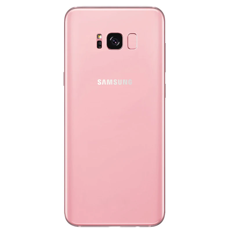 Pink Оригинальные чехлы на заднюю панель для SAMSUNG Galaxy S8+ G9500 SM-G950U SM-G9508 G9550 SM-G9 SM-G955 стеклянная задняя крышка с инструментами - Цвет: Pink
