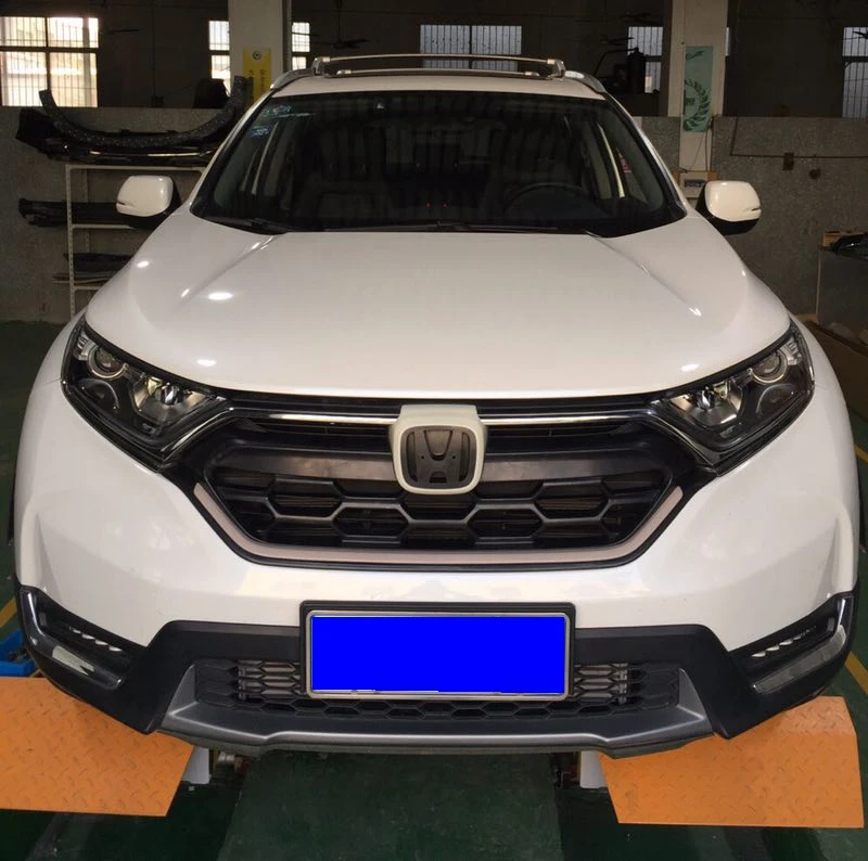 Для Honda CRV SUV высокая производительность гоночный спортивный гриль для CRV ABS хромированный материал гриль часть