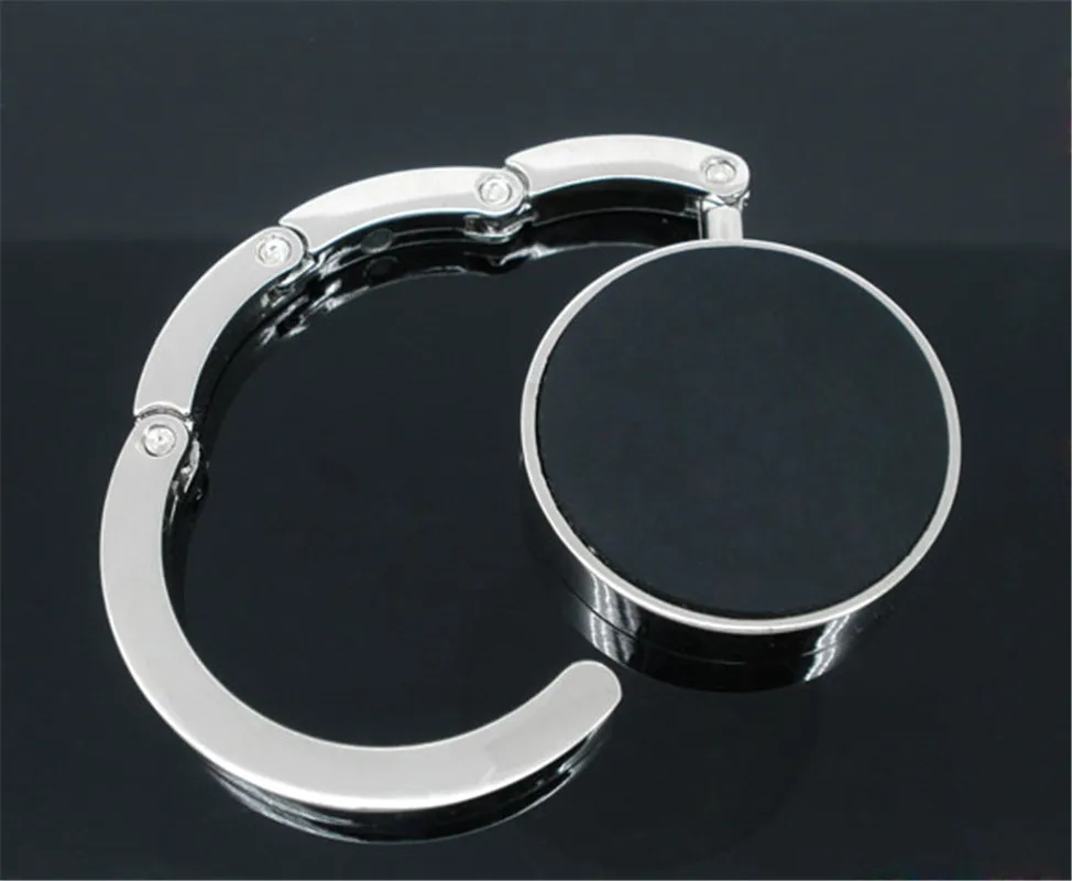 PACGOTH Iron Based Alloy Silver Tone SemiFinished Folding Purse Hook Bag Hanger 44mm(Fit 30mm) 2 PCs | Багаж и сумки